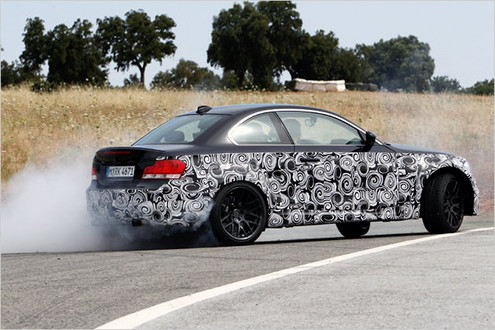 bmw 1series m coupe 2 at BMW 1 Series M Coupé Teaser Pictures and Video