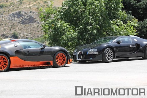 bugatti veyron super sport spain 4 at Bugatti Veyron SuperSport Scooped On the Road In Spain