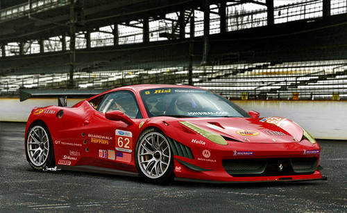 ferrari 458 italia gt rendering at Renderings: Ferrari 458 Italia GT Racer