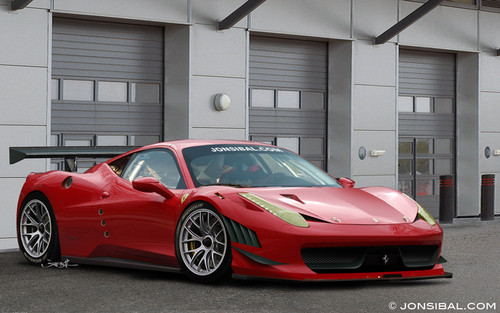 ferrari 458 italia gt rendering1 at Renderings: Ferrari 458 Italia GT Racer