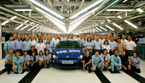100000 VW Scirocco at 100,000th VW Scirocco Produced