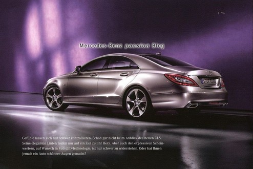 2011 mercedes cls 2 at 2011 Mercedes CLS Official Pictures Leaked