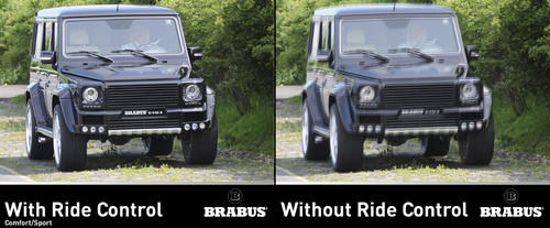 brabus ride control 1 at Brabus Ride Control Suspension For Mercedes G Class