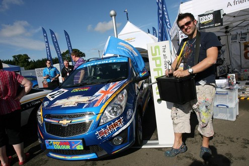 chevrolet spart 3 at Chevrolet Spark “SpART” Art Car