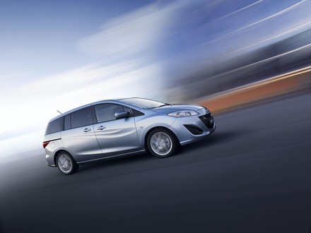 mazda5 at Upgraded Mazda2 and Mazda3 For Paris Motor Show