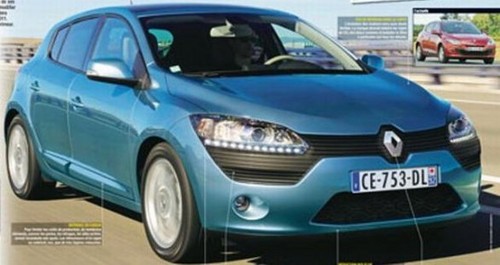 megan facelift at 2012 Renault Megane Facelift