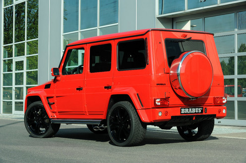 red brabus G55 AMG 2 at Brabus G55 AMG Widestar In Red   Oh My!