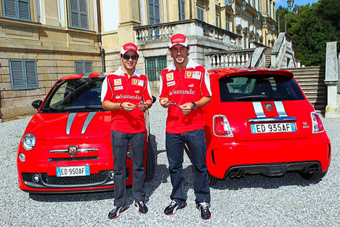 Abarth Tributo Ferrari at ABARTH 695 Tributo Ferrari For Massa and Alonso