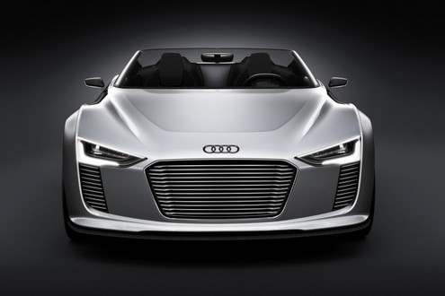 audi e tron spyder 2 at Audi e tron Spyder Unveiled In Paris