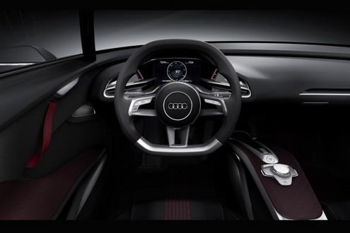 audi e tron spyder 5 at Audi e tron Spyder Unveiled In Paris