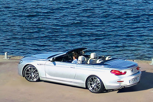 6er cabriolet at 2012 BMW 6 Series Convertible Caught During Photoshoot