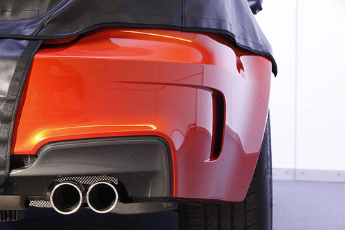 BMW 1 M Teaser 4 at BMW 1 Series M Coupe   New Teaser Shots 
