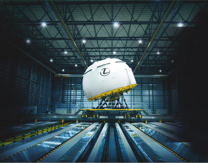 Lexus driving simulator at Lexus Driving Simulator