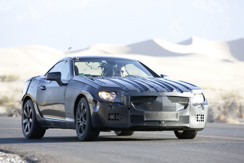 Mercedes slk spy 1 at 2012 Mercedes SLK Testing Pictures