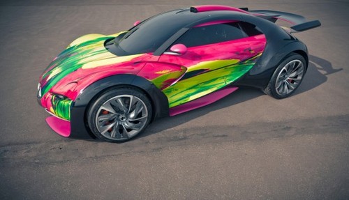 citroen survolt concept art car 2 at Citroen Survolt Art Car