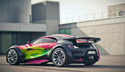 citroen survolt concept art car 3 at Citroen Survolt Art Car