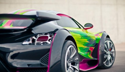 citroen survolt concept art car 4 at Citroen Survolt Art Car