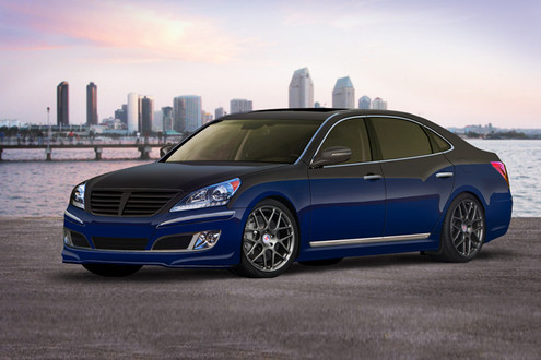 sema miles equus sema miles equus at Rhys Millen Hyundai Equus Signature Edition For SEMA