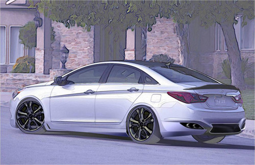 sonata supercar at Supercar Inspired Hyundai Sonata Turbo For SEMA