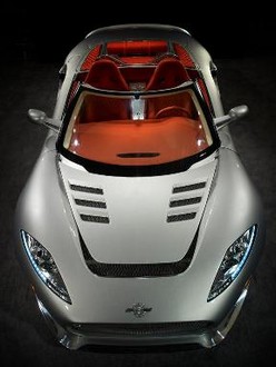 spyker c8 2 at Spyker C8 Aileron Spyder At 2010 MPH Show