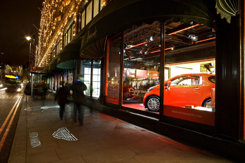 aston martin cygnet harrods 3 at Aston Martin Cygnet Debuts At Harrods
