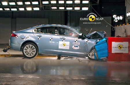 jaguar xf euroncap jaguar xf euroncap at EuroNCAP Gives 4 Stars To 2010 Jaguar XF