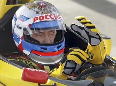 putin f1 1 at Vladimir Putin Formula 1 Test Drive