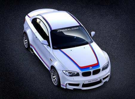 BMW 1 Series M Coupe CSL at Rendering: BMW 1 Series M Coupe CSL