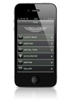 aston app 4 at New Aston Martin iPhone App
