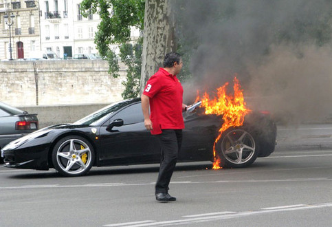 ferrari fire at More Than 17 Million Cars Recalled In 2010