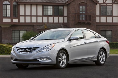hyundao sonata at New Sales Record For Hyundai Sonata In America