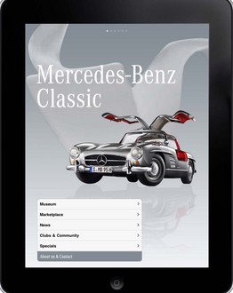 mercedes museum app at Mercedes Benz Museum Guide App