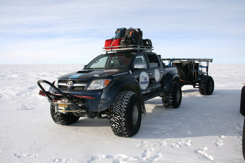 toyota hilux antarctica 1 at Toyota Hilux Conquers Antarctica Top Gear Style!