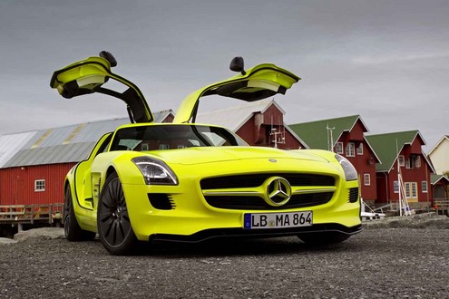 Mercedes SLS e CELL at Mercedes SLS E Cell Heads Into Production