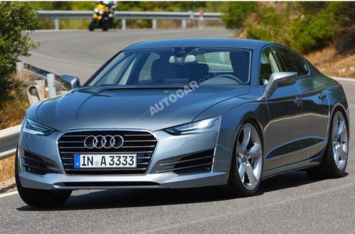 audi a9 rendering at Audi A9 Super Saloon In The Works
