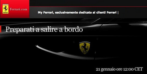 ferrari teaser at Ferrari 612 Shooting Brake Teased