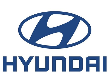 hyundai logo at Hyundai Donates Winter Coats to Detroit Children