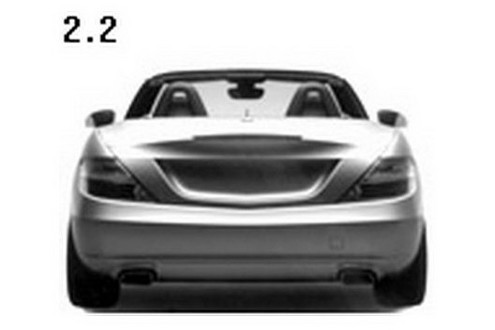 mercedes slk patents 6 at 2012 Mercedes SLK Revealed In Leaked Patents
