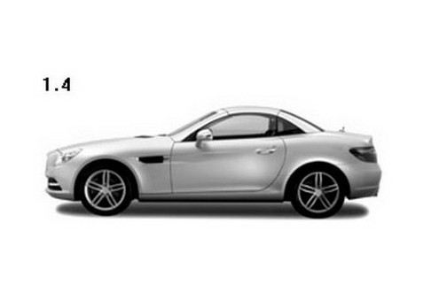 mercedes slk patents 8 at 2012 Mercedes SLK Revealed In Leaked Patents