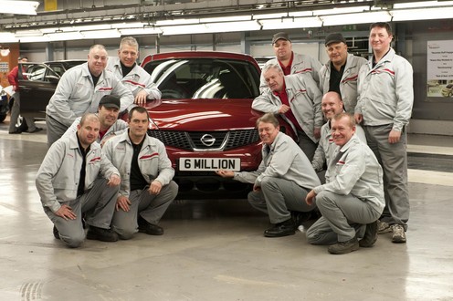 nissan uk 1 at Nissan UK Achieves Production Milestone