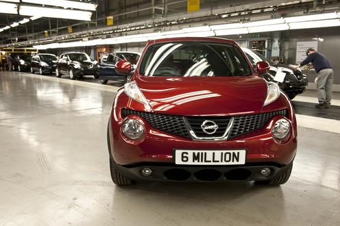 nissan uk 2 at Nissan UK Achieves Production Milestone