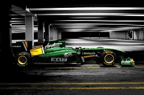 team lotus f1 3 at 2011 Team Lotus T128 F1 Car Unveiled