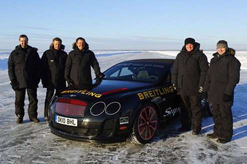 BentleyIceRecord 2 at Bentley Breaks World Speed Record On Ice