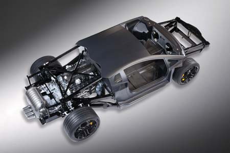 Lamborghini Aventador Rolling Chassis 2 at This Is The Lamborghini Aventador... Rolling Chassis!
