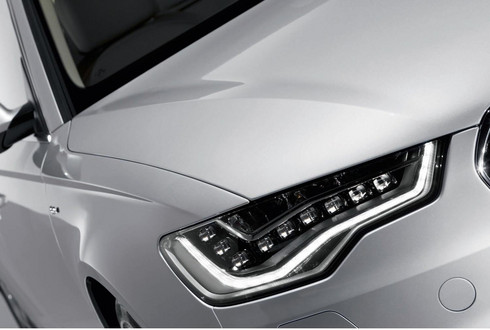 audi headlights 1 at Audi A6 All LED Headlights Explained