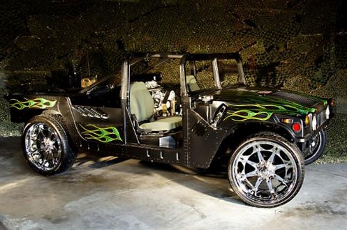 iraq conf humvee iraq conf humvee at Jesse James Donates Iraq Confidential Humvee To Soldiers Angels