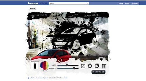 Street Style corsa at Vauxhall Corsa Street Style Facebook Campaign