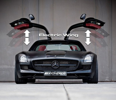 kicherer sls electric wing kicherer sls electric wing at Kicherer Mercedes SLS Gets Electric Wings