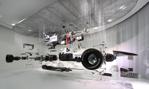 mercedes f1 art 2 at Mercedes GP Formula 1 Art Goes On Display
