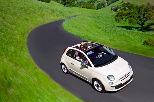 Fiat 500 Cabrio at Fiat 500 AutoRAI Loop The Loop Video